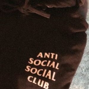 Anti social social club black sweater